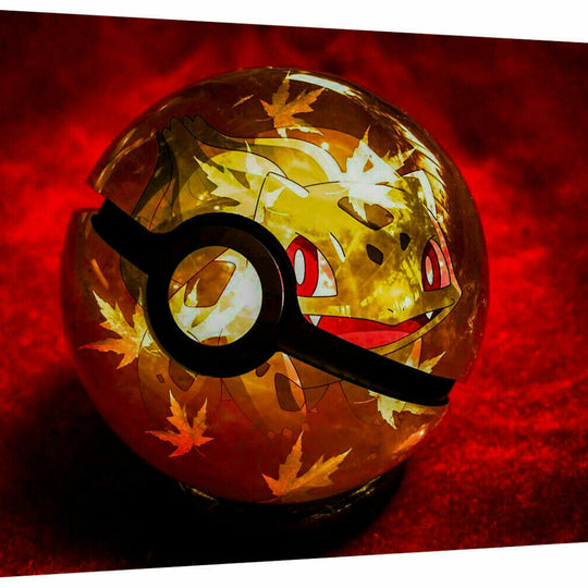 Leinwand Pokemon Pokeball  Bilder Wandbilder - Hochwertiger Kunstdruck A3485