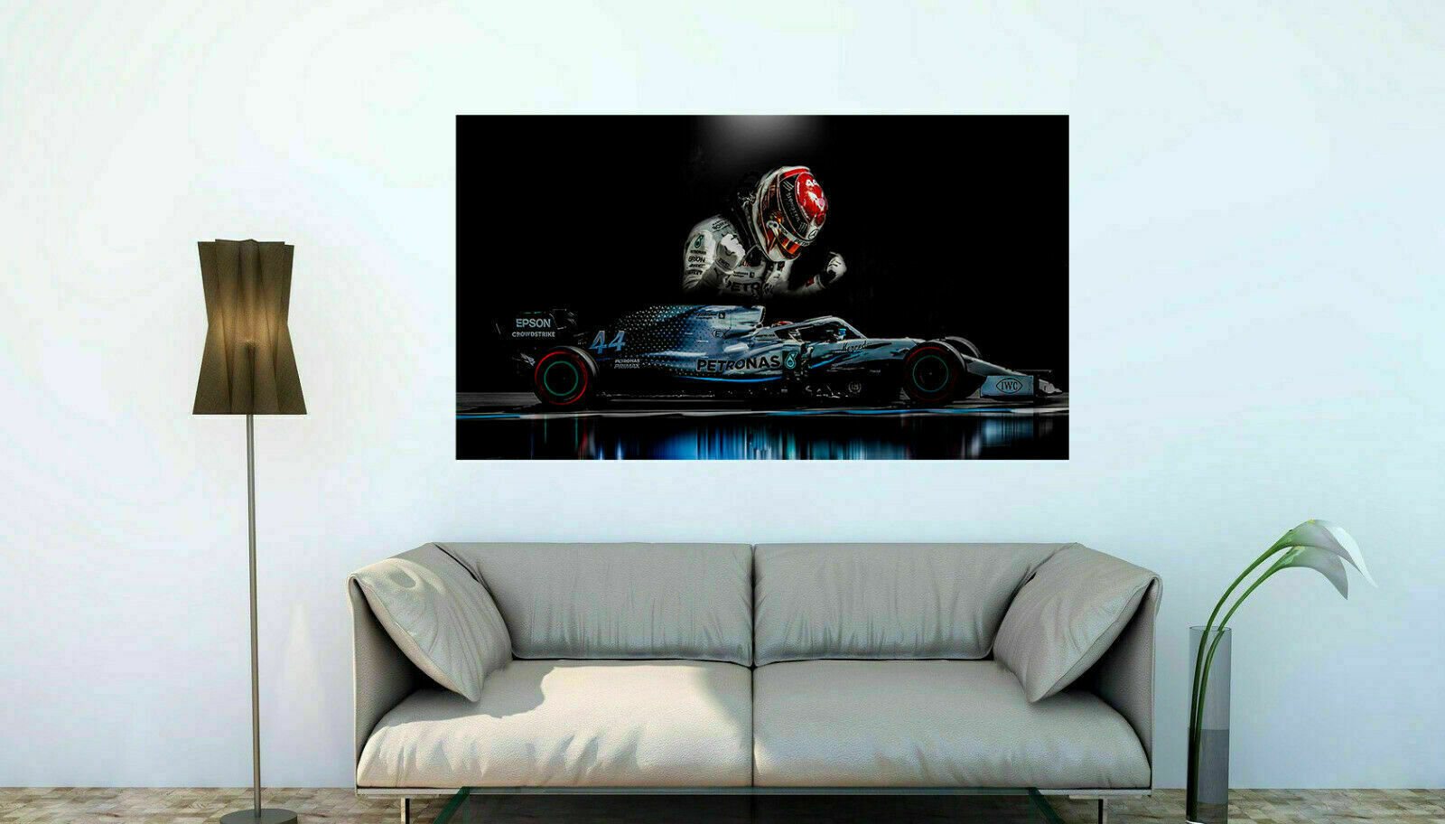 Leinwand F1 Formel1 Magic Hochwertiger Wandbilder Bilder Art Ku Lewis Hamilton Canvas - –