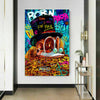 Pop Art Geld Money Leinwand Bilder Wandbilder - Hochwertiger Kunstdruck B8128