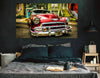 Leinwand Bilder Oldtimer Autos Vintage Classic Abstrakt- Hochwertiger Kunstdruck A3343