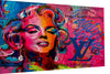 Abstrakt Marilyn Monroe Leinwand Bilder Wandbilder - Hochwertiger Kunstdruck B8050