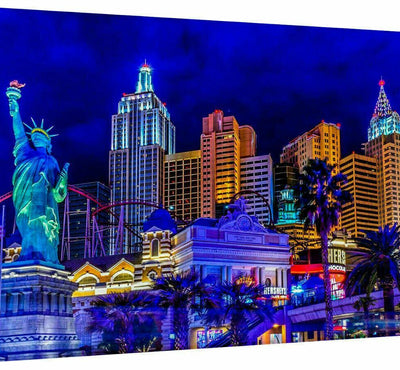 Leinwand Bilder Wandbilder Las Vegas Städte USA  Reise - Hochwertiger Kunstdruck A3253