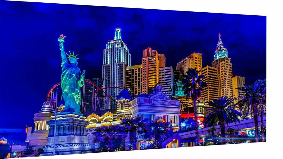 Leinwand Bilder Wandbilder Las Vegas Städte USA  Reise - Hochwertiger Kunstdruck A3253