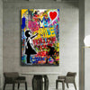 Pop Art follow your dreams Leinwand Bilder Wandbilder - Hochwertiger K – Magic  Canvas Art