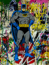 Pop Art Batman Hero Held Leinwand Bilder Wandbilder - Hochwertiger Kunstdruck P5406