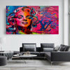 Abstrakt Marilyn Monroe Leinwand Bilder Wandbilder - Hochwertiger Kunstdruck B8050