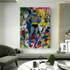 Pop Art Batman Hero Held Leinwand Bilder Wandbilder - Hochwertiger Kunstdruck P5406