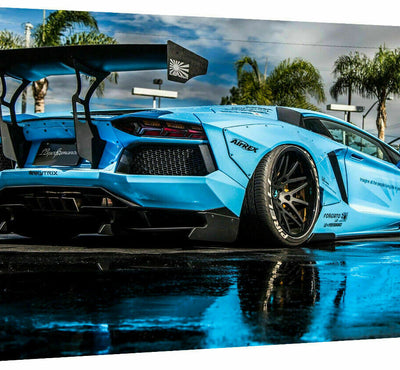Sportwagen Autos Lamborghini Leinwandbilder Wandbilder - Hochwertiger Kunstdruck A3712