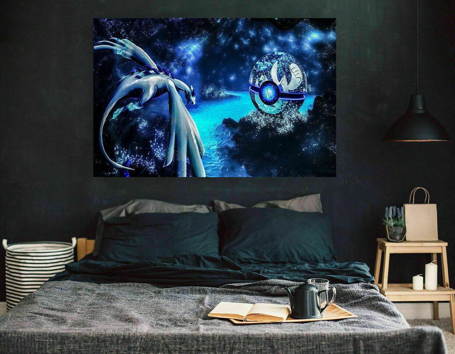 Leinwand Pokemon Pokeball Anime Bilder Wandbilder - Hochwertiger Kunstdruck A3547