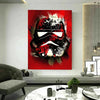 Star Wars Abstrakt Gesicht  Leinwand Bilder Wandbilder - Hochwertiger Kunstdruck B8113