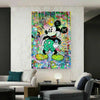 Pop Art Disney Micky Maus Leinwand Bilder Wandbilder - Hochwertiger Kunstdruck B8309