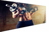 Leinwand Sport Fitness Hantel Muskeln Bilder Wandbilder -Hochwertiger Kunstdruck P5238