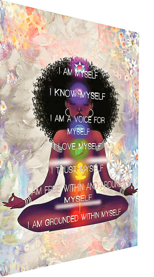 Leinwand Mediation Yoga Entspannung Bilder Wandbilder -Hochwertiger Kunstdruck B8202