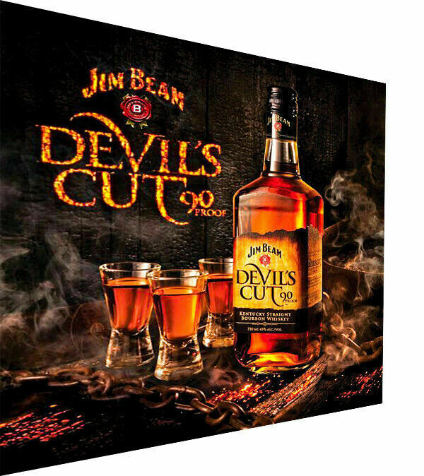 Leinwand Jim Beam Whiskey Wandbilder Hochwertiger Kunstdruck P5318