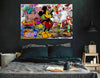 Pop Art Micky Maus Graffiti Leinwand Bilder Wandbilder - Hochwertiger Kunstdruck B8169