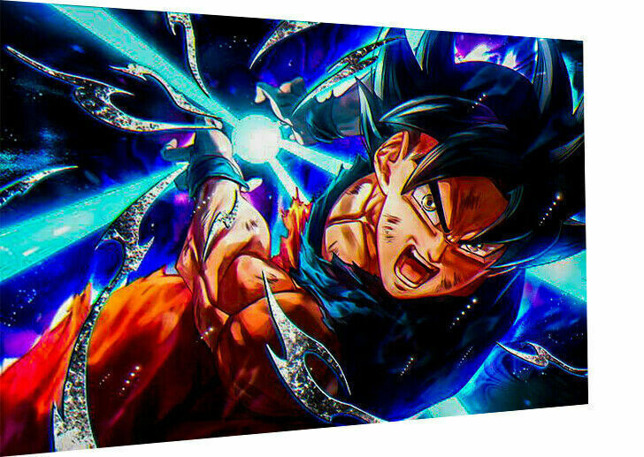 Leinwand Dragon Ball Son Goku Anime Bilder Wandbilder - Hochwertiger Kunstdruck A3548