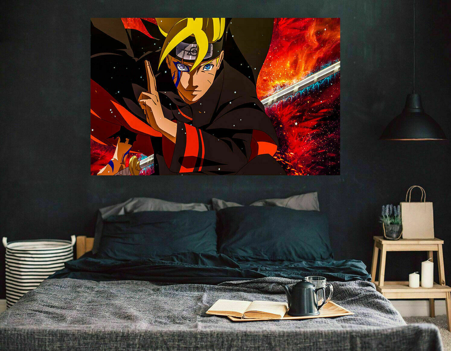 Naruto Anime Boruto Leinwand Bilder Wandbilder - Hochwertiger Kunstdruck A3718