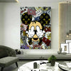 Pop Art Micky Maus Funny Leinwand Bilder Wandbilder - Hochwertiger Kunstdruck B8300