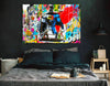 Pop Art Batman Hero Held Leinwand Bilder Wandbilder - Hochwertiger Kunstdruck B8172